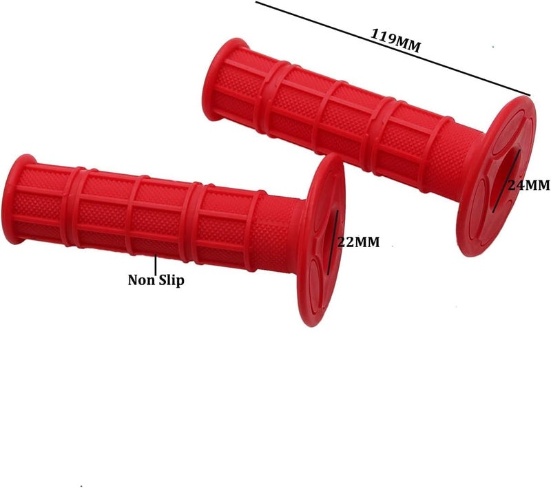 New Olym 7/8'' 22mm Universal Motorcycle Grips Hand Grips for CRF YFZ RMZ KXF Motorcycle 50cc 125cc 110cc Dirt Pit Bike 1Pair - Image 2
